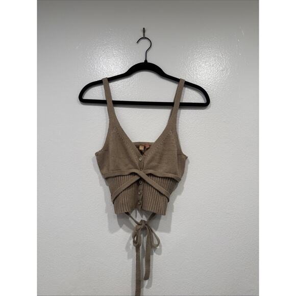 Pilcro Sweetheart Sweater Tank Women’s Size XS Wrap Around Anthropologie Knit - Picture 1 of 8